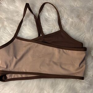 Chic Brown and Tan Bralette